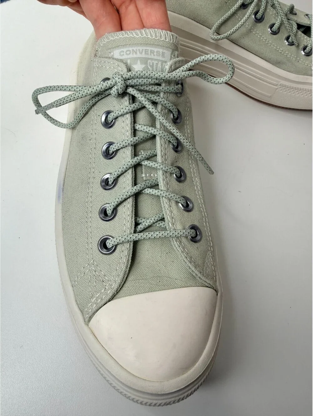 Converse Chuck Taylor Platform Sneakers Sage Green women's size 10